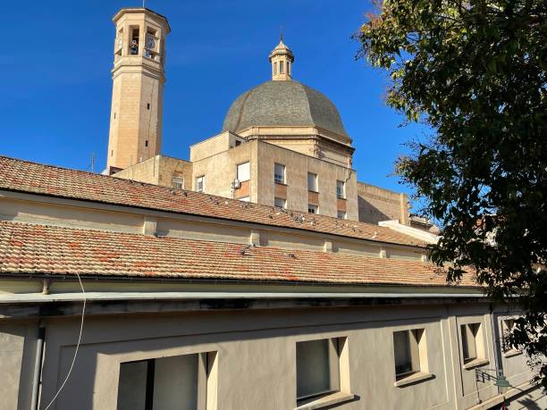 istock Mercat de Sant Mateu from Parc la Glorieta in Alcoy 1390821196
