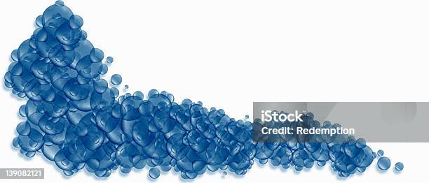 Blue Bubbles Stock Photo - Download Image Now - Backgrounds, Blue, Border - Frame