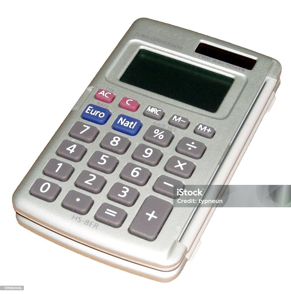 Ver u posterior da calculadora - Royalty-free Calculadora Foto de stock