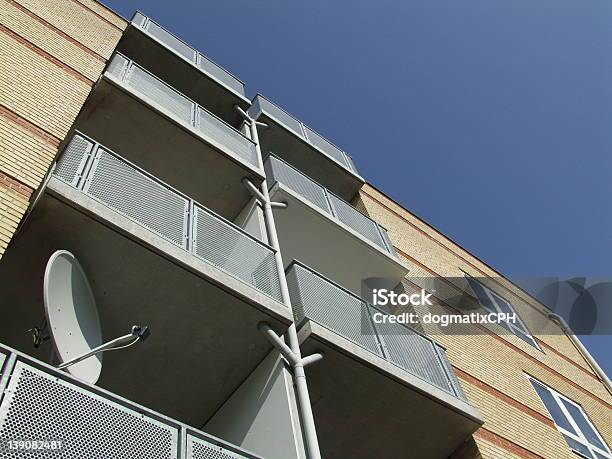 3rd Floor Right Side Stock Photo - Download Image Now - Architecture, Balcony, Brick