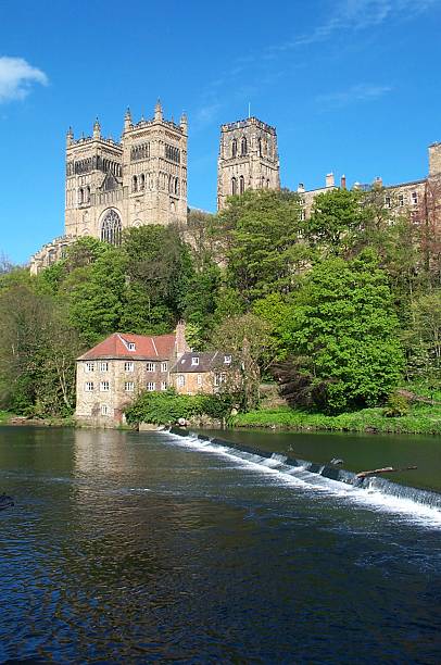 Catedral de la ciudad de Durham - foto de stock