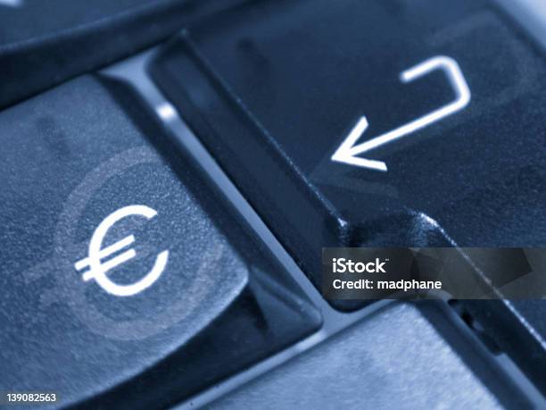 Eurotastatur Stockfoto und mehr Bilder von Computertastatur - Computertastatur, EU-Währung, Euro-Symbol