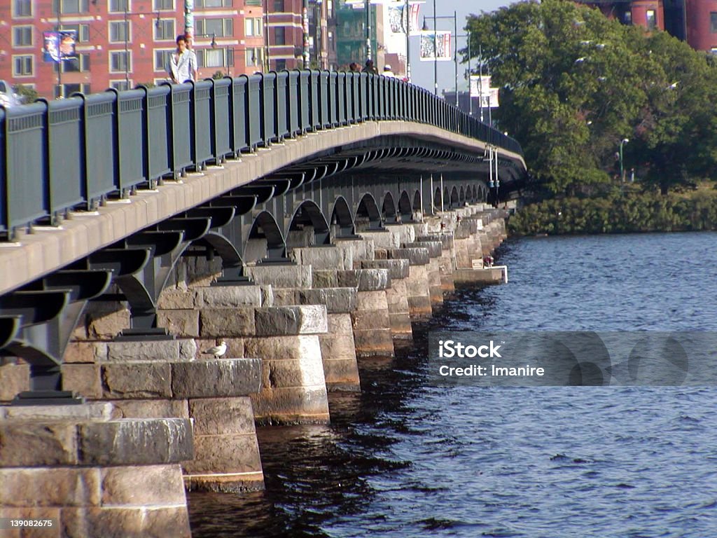 Masachusetts Ave. Мост, Бостон, штат Массачусетс - Стоковые фото Без людей роялти-фри