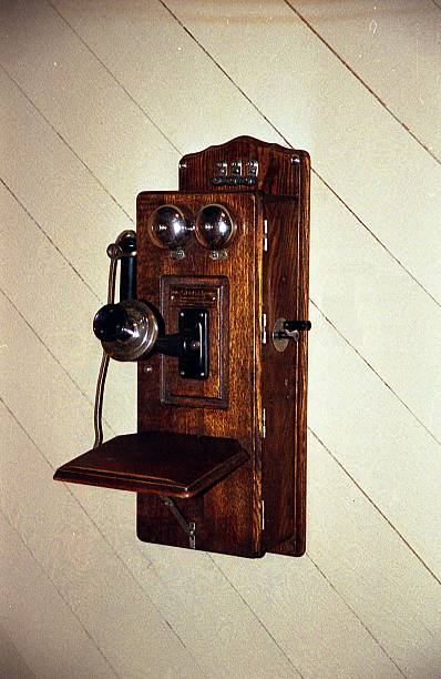 istock Antique Wall Phone 139082778