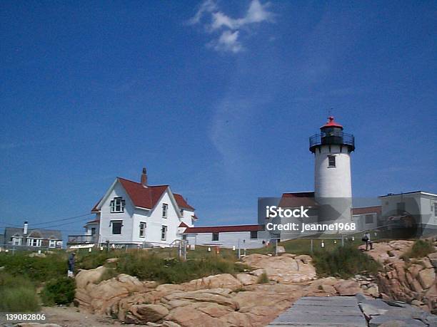 Eastern Point Lighthouse Stock Photo - Download Image Now - Acute Angle, East, Lighthouse