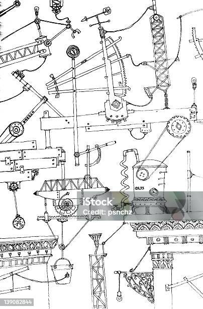 Strange Confusing Machine Strange Machine Stock Illustration - Download Image Now - Machinery ...