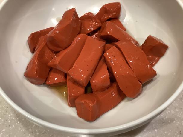 istock Red konjac to eat at home 1390829162