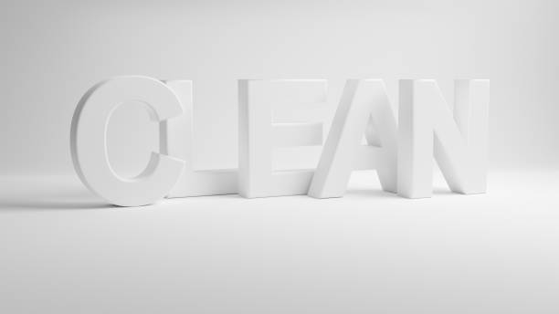 istock The word clean on white background. 3D rendering. 1390830850