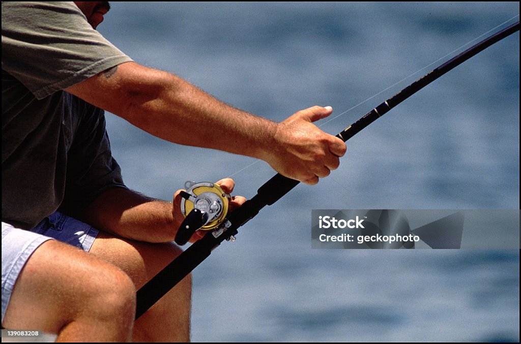 big catch. Fishing in Boca Grande Pass, FL. Tarpon Stock Photo