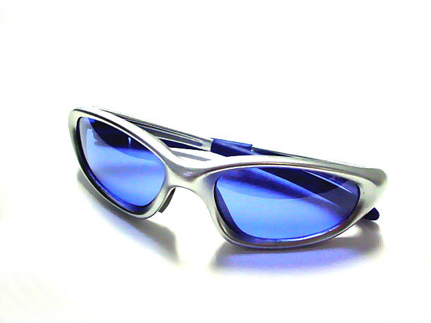 Blue Sunglasses stock photo