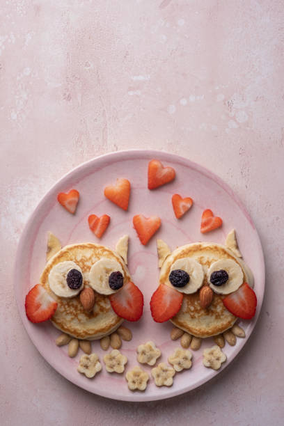 istock Owl pancakes for kids breakfast 1390840419