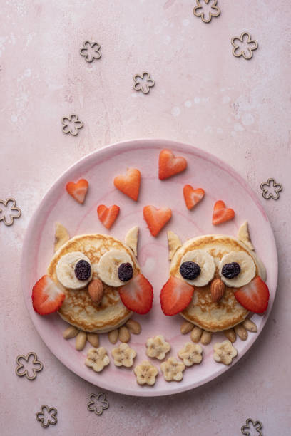 istock Owl pancakes for kids breakfast 1390840426