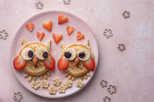 istock Owl pancakes for kids breakfast 1390840427