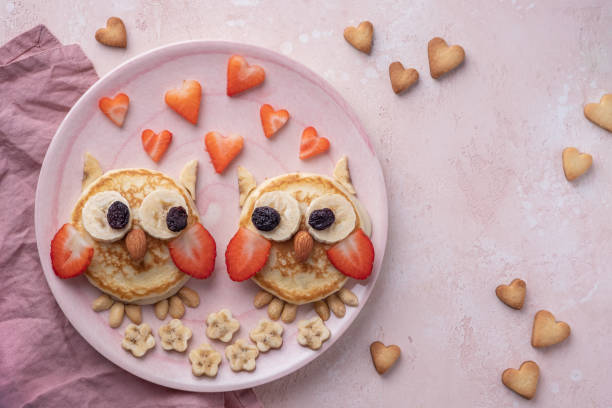 istock Owl pancakes for kids breakfast 1390840433