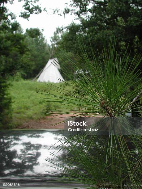 Tipi En Los Pines Foto de stock y más banco de imágenes de Aire libre - Aire libre, Cultura apache, Cultura de indios norteamericanos