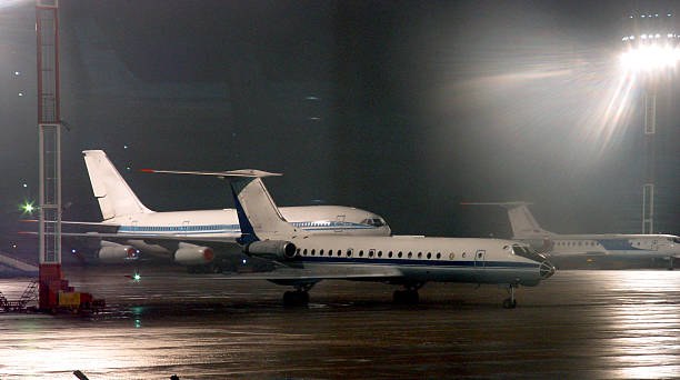 istock Airport at night 139084483