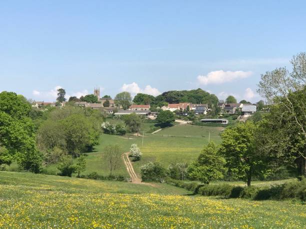 istock Village in the distance 1390846212