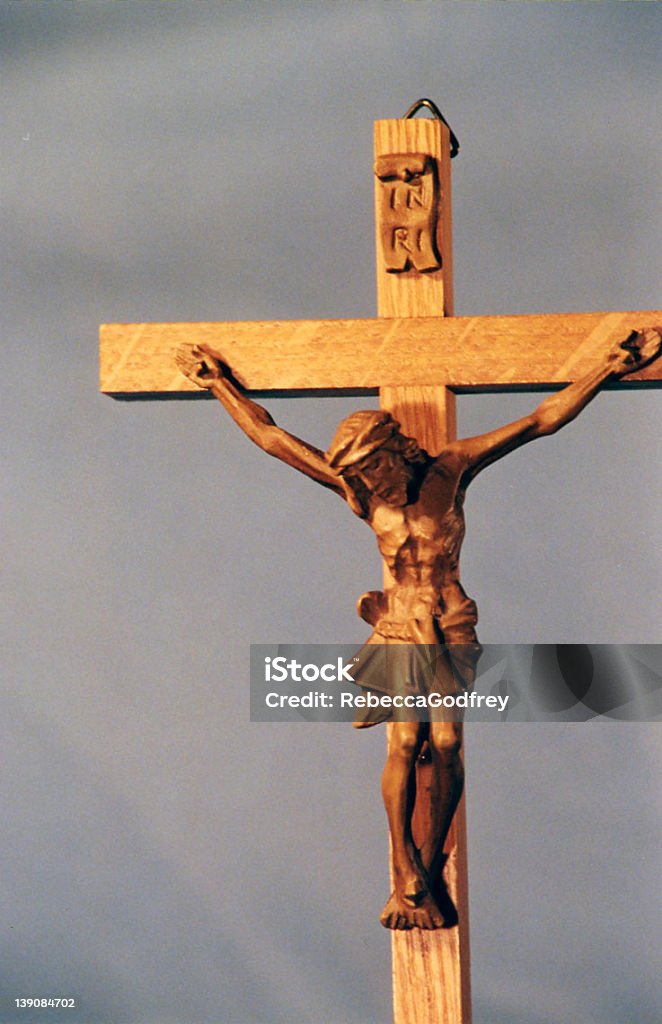 Crocifisso close-up - Foto stock royalty-free di Chiesa