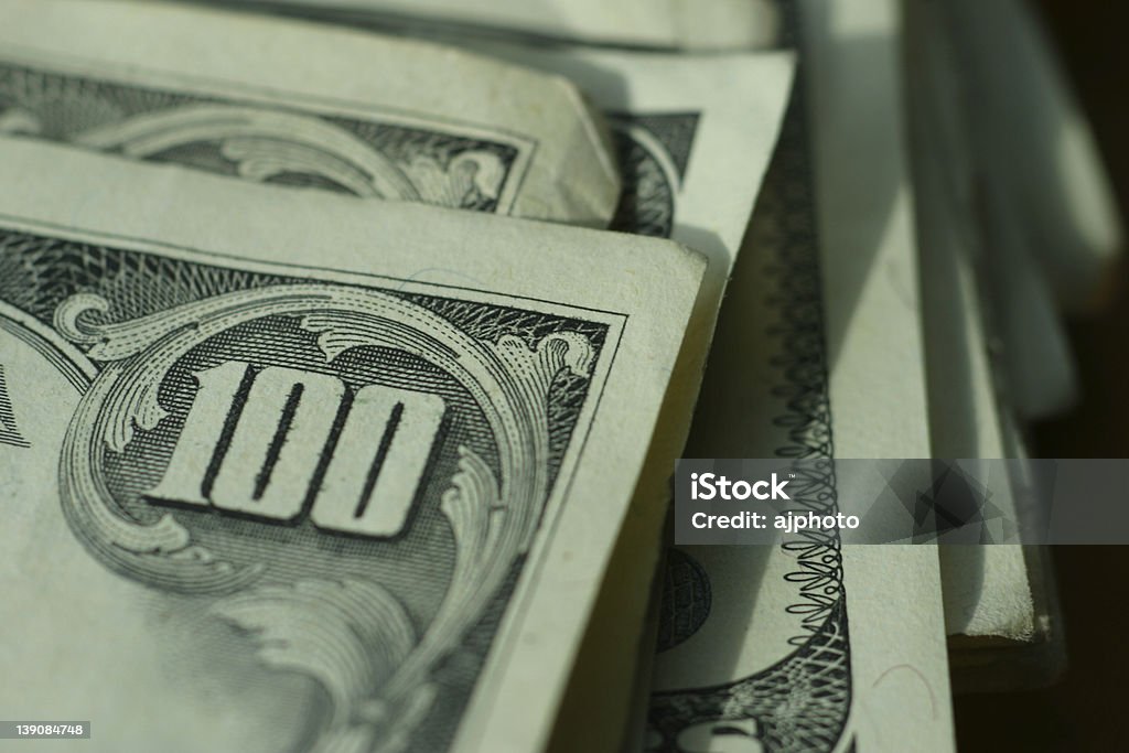 100 달러 지폐-접사를 코너 - 로열티 프리 100 스톡 사진