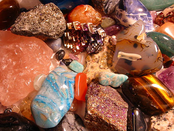 rock collection 01 stock photo