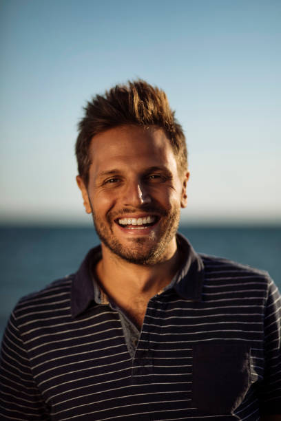 istock Happy man posing for photo 1390848188