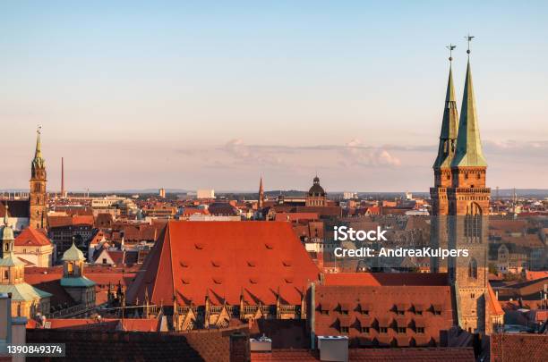 City View Of Nuremberg Germany Stock Photo - Download Image Now - Nuremberg, Germany, Architecture