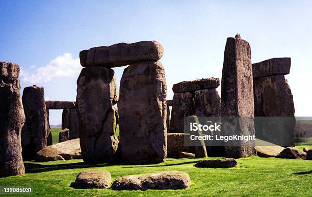 Sunny Stonehenge Stock Photo - Download Image Now - British Culture, Close-up, England