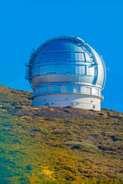 istock Telescopes in Roque de los Muchachos Observatory - La Palma, Canary Islands 1390851419