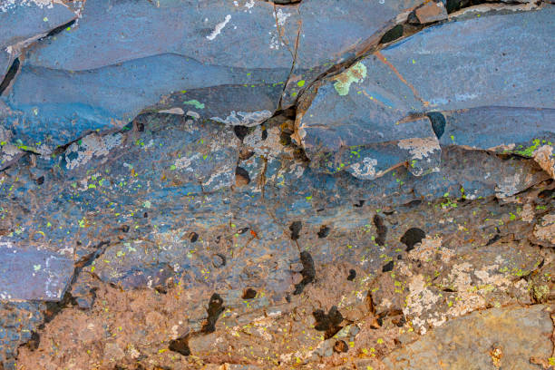 Volcanic rocks from La Palma, Cumbre Vieja summit.