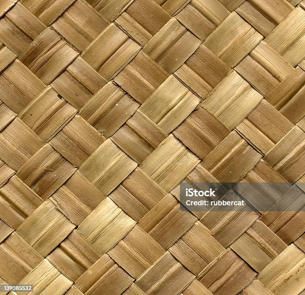 Natural Woven Matting Stock Photo - Download Image Now - Woven Fabric, Mat, Tropical Climate