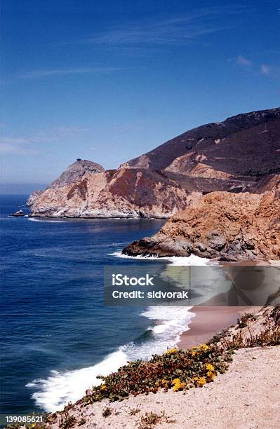 California Coastline Stock Photo - Download Image Now - Beach, Breaking Wave, California