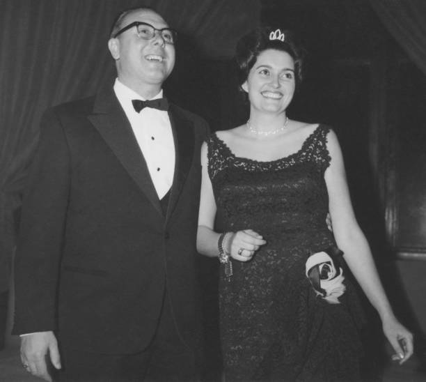 istock Couple at a party in 1950. 1390859858