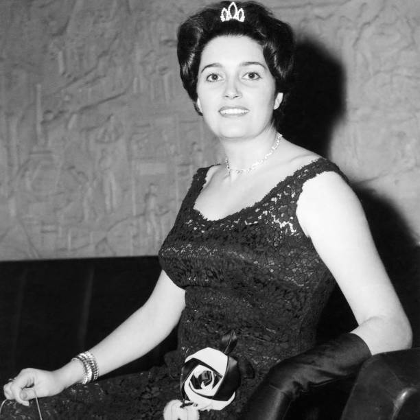 istock Young woman at a party in 1950. 1390859872