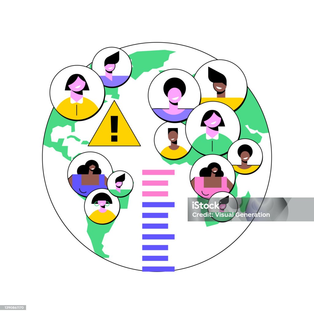 Overpopulation Drawing Images Examples Overpopulation Abstract Concept Vector Illustration Stock Illustration ...