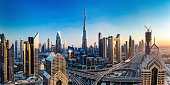 Dubai downtown skyscrapers