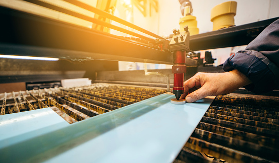 CO2 Laser cutting of  wood products.