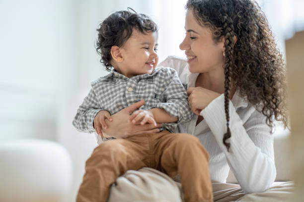 istock Mother and Son Portrait 1390866643