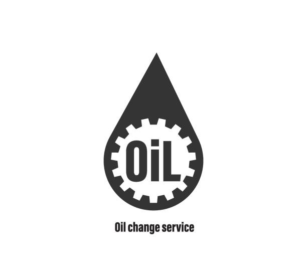 oil change service. Change Engine Oil in Your Car.  icon vector on white background. oil change service. Change Engine Oil in Your Car.  icon vector on white background. electric motor white background stock illustrations