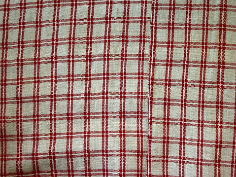 the checkered structure of a table-cloth