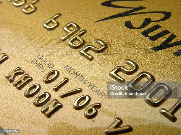 Cartão De Crédito Closeup 2 - Fotografias de stock e mais imagens de Cartão Dourado - Cartão Dourado, Cartão de Crédito, Comprar