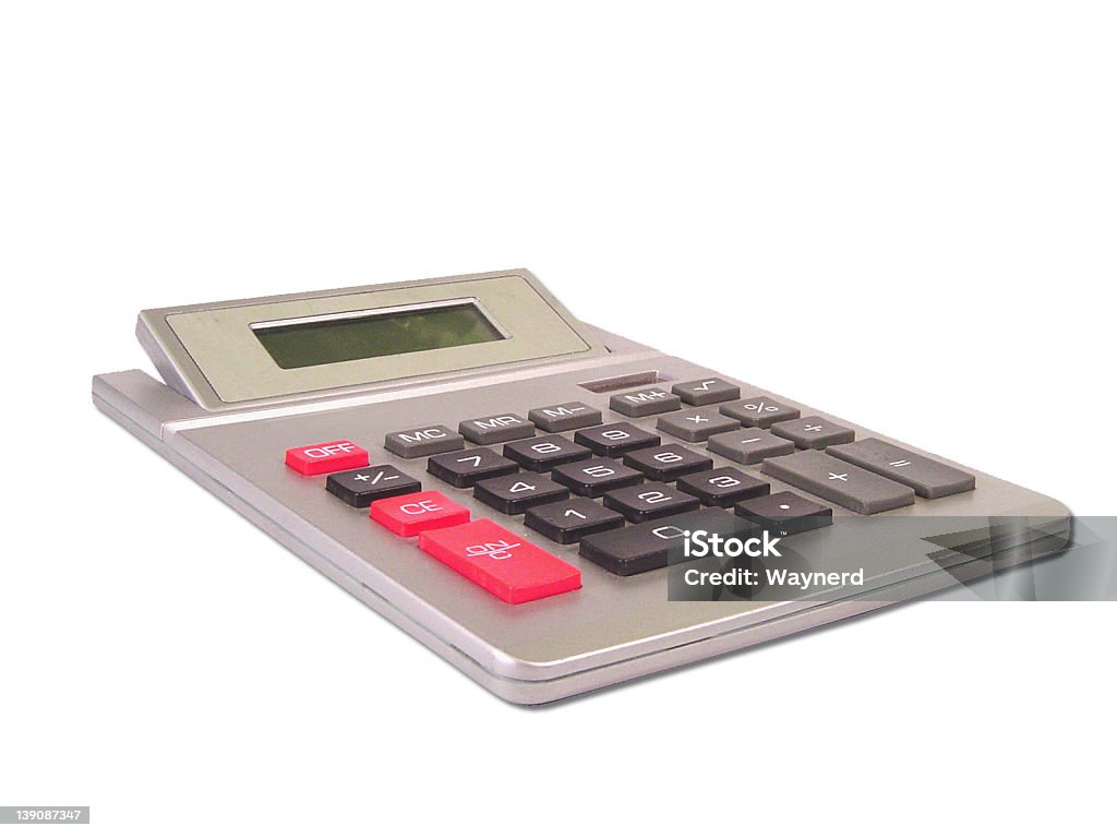 Calculadora -1 - Foto de stock de Botón pulsador libre de derechos