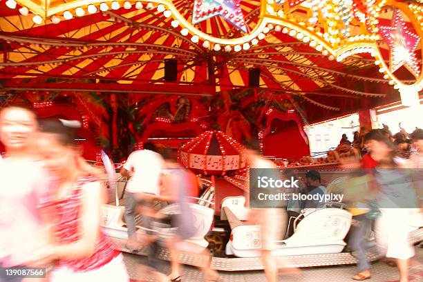 Foto de Carnaval e mais fotos de stock de Multidão - Multidão, Parque de diversões - Edifício de entretenimento, Parque de diversões - Evento de entretenimento