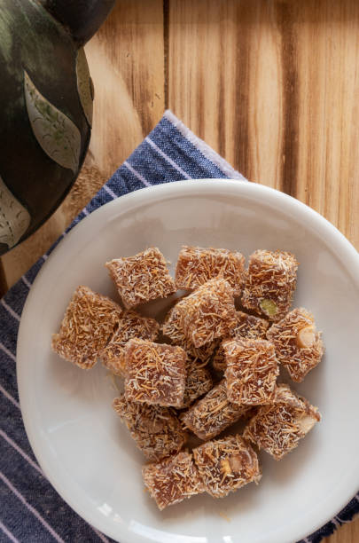 istock Turkish delight with kadaif y mix nuts 1390876176