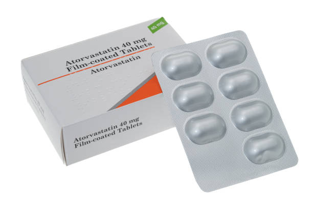 istock Generic box and blister pack of Atorvastatin tablets 1390877847