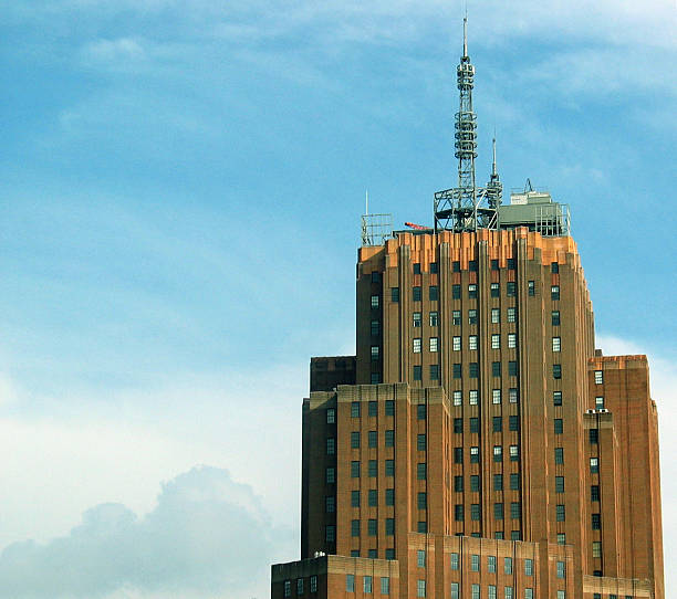 Nueva York en & T edificio - foto de stock