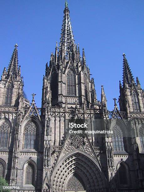 Catedral De Barcelona - Fotografias de stock e mais imagens de Antigo - Antigo, Arquitetura, Barcelona - Espanha