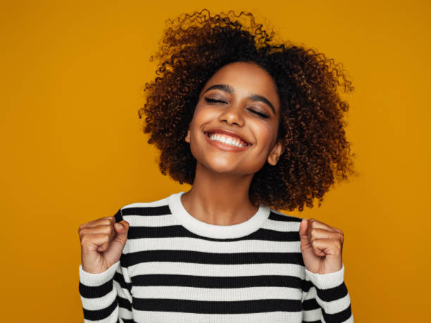 istock Beautiful afro woman 1390883323