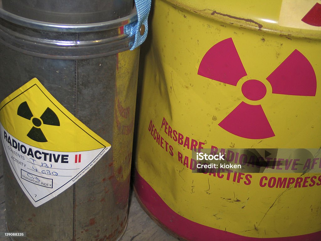 방사능 폐기물 - 로열티 프리 0명 스톡 사진