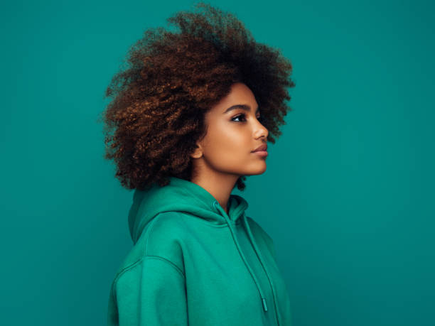 istock Beautiful afro woman 1390885684