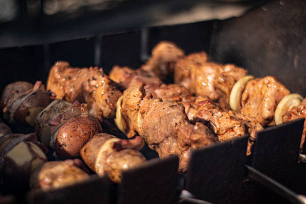 istock Barbecue on the grill close up 1390888349